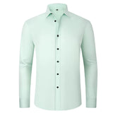  Anti-Wrinkle Casual Custom Logo Blank Formal Men's Shirt for Business