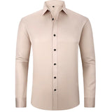  Anti-Wrinkle Casual Custom Logo Blank Formal Men's Shirt for Business