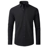  Anti-Wrinkle Casual Custom Logo Blank Formal Men's Shirt for Business
