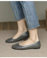 Cute Multi Color Glitter Leather Bow-knot Ballerina Women's Flats comfort Slip-on Fold up Flat Ladies Loafers Shoes