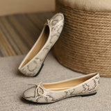 Cute Multi Color Glitter Leather Bow-knot Ballerina Women's Flats comfort Slip-on Fold up Flat Ladies Loafers Shoes