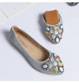Plus Size 33-43 Women Flats Shoes  Loafers Slip on Flat Shoes Ballet Flats Comfortable Ladies Shoes