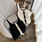 Sleeveless Tank Top for Women Workout Women's Tanks Camis Knitted Going Out Tops
