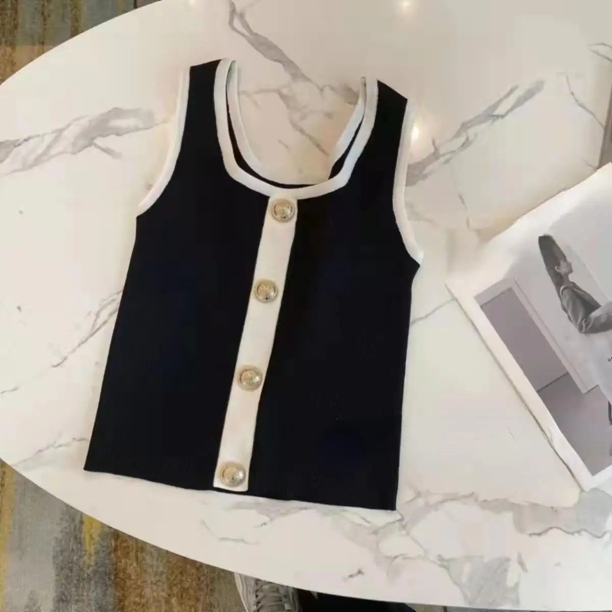 Sleeveless Tank Top for Women Workout Women's Tanks Camis Knitted Going Out Tops