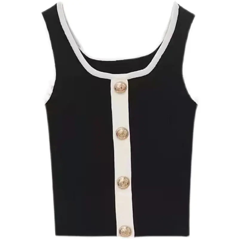 Sleeveless Tank Top for Women Workout Women's Tanks Camis Knitted Going Out Tops