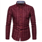 Spring Summer New Men's Shirt Young Men's Long-sleeved Shirt