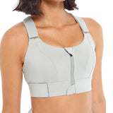 Plus Size Women Adjustable Straps Sports Bra Gym Fitness Active Wear High Impact Support Sports Bra for Women
