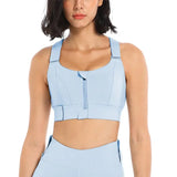 Plus Size Women Adjustable Straps Sports Bra Gym Fitness Active Wear High Impact Support Sports Bra for Women
