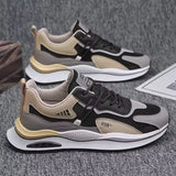 Men's breathable mesh sports shoes, trendy and versatile running casual shoes