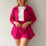 Long Sleeves Casual Women's Set