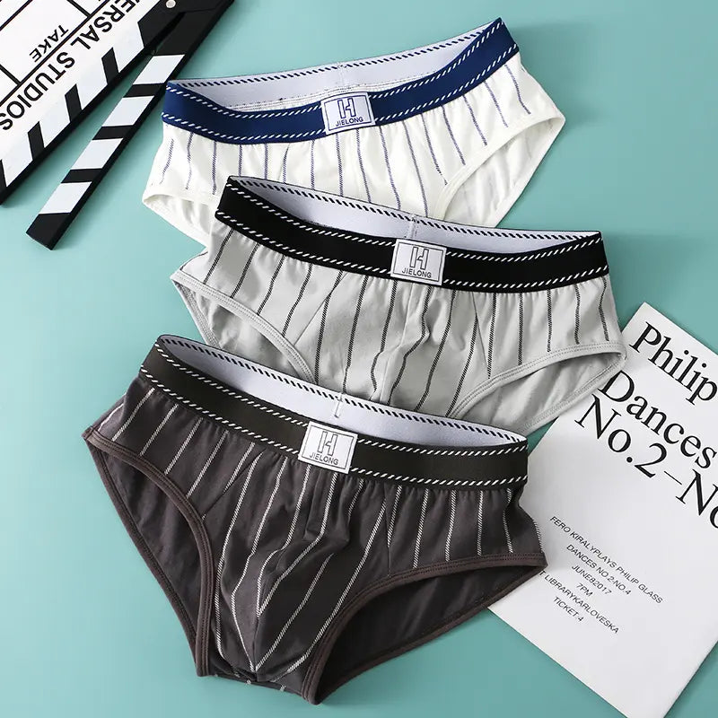 Hot Selling Popular Anti-bacterial Travel Daily Men's Cotton Triangle Underwear