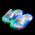 Children's slippers fashionable crystal shoes sparkling lighting for boys and girls Cool slippers