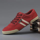 Classic Leisure Canvas Sports Sneakers Flat Lace up Breathable Men Casual Shoes