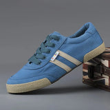 Classic Leisure Canvas Sports Sneakers Flat Lace up Breathable Men Casual Shoes