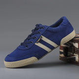 Classic Leisure Canvas Sports Sneakers Flat Lace up Breathable Men Casual Shoes