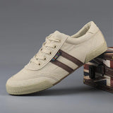 Classic Leisure Canvas Sports Sneakers Flat Lace up Breathable Men Casual Shoes