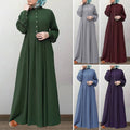Plus Size Long Abaya Dress