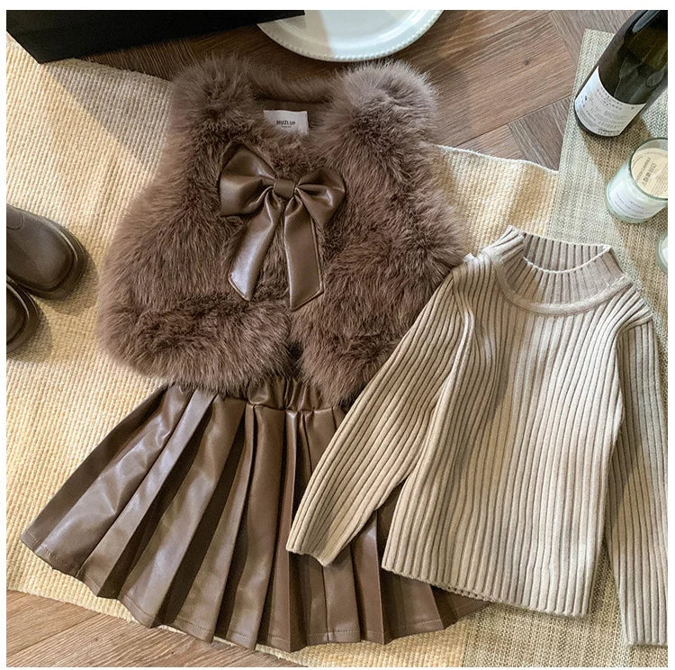 Girls’ 3-Piece Winter Outfit Set