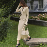 Women’s Long-Sleeve Ruffled Knit Bodycon Dress