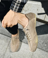 Fashion Breathable Leather Casual Genuine Leather Shoes Non-slip Hard-wearing Comfortable