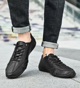 Fashion Breathable Leather Casual Genuine Leather Shoes Non-slip Hard-wearing Comfortable
