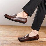 Cow Leather Walking Loafers