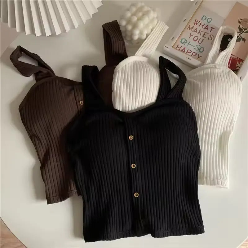Sweet Cool hot spicy sexy crop top camisoles women's tank tops