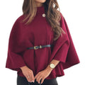 Women’s Woolen Stand-Collar Top