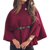 Women’s Woolen Stand-Collar Top