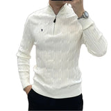 Men’s Long Sleeve Knitted Pullover Sweater