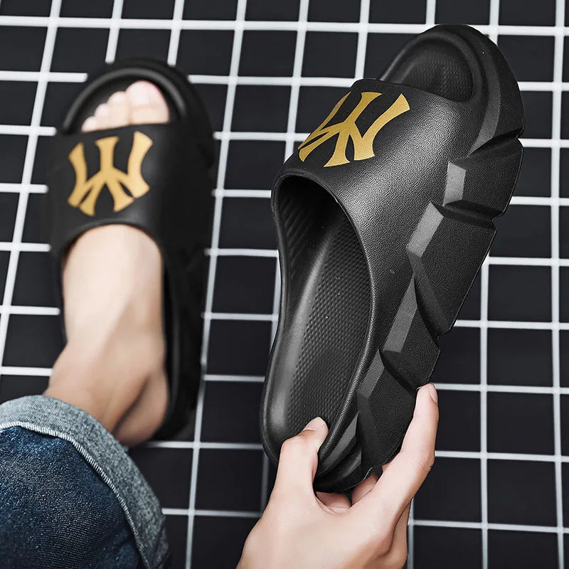 Luxury Outdoor PU Slippers