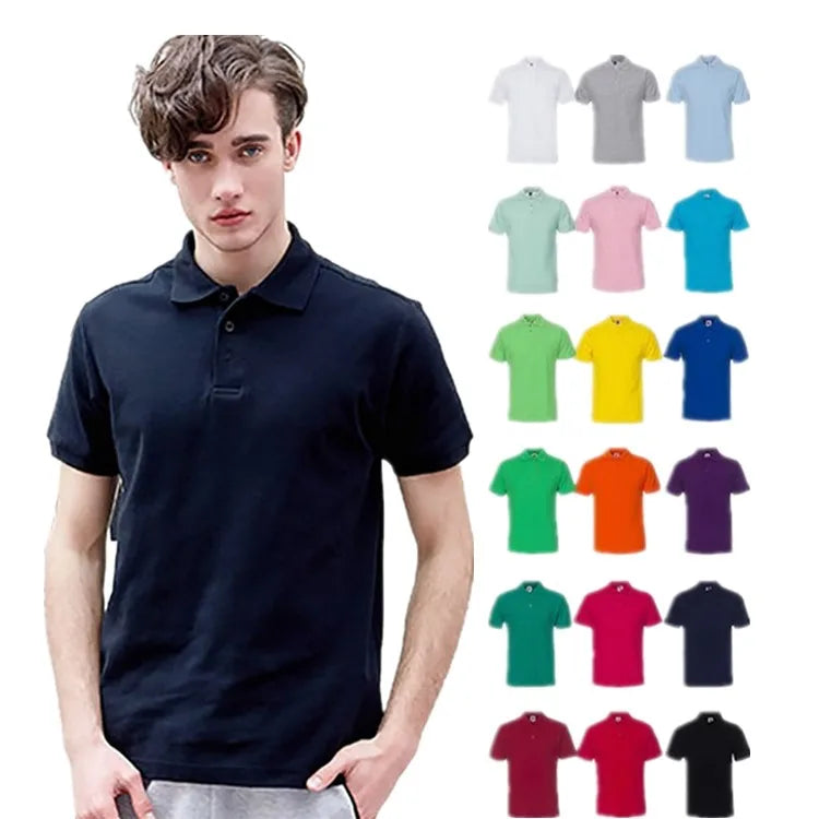 Classic V-Neck Polo Tee