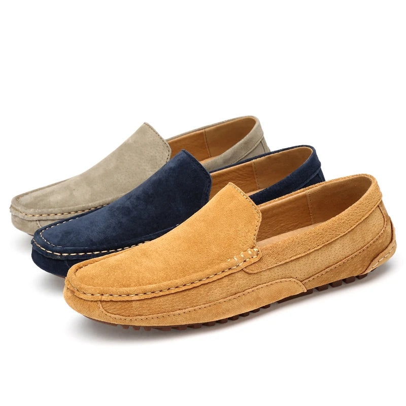 Breathable Genuine Leather Formal Loafers