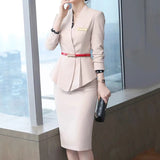 Women’s Slim V-Neck 2-Piece Formal Set