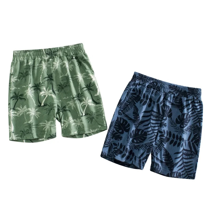 Boys' Elastic Waist Beach & Running Shorts