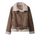 Women’s Fur Leather Winter Coat