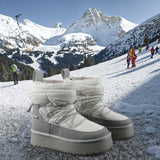 Women’s Waterproof Warm Snow Boots with Thick Sole