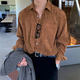 Men’s Long-Sleeve Cotton Blend Shirt