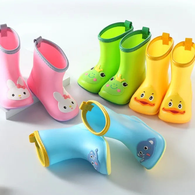 Kids’ Duck PVC Anti-Slip Rain Boots