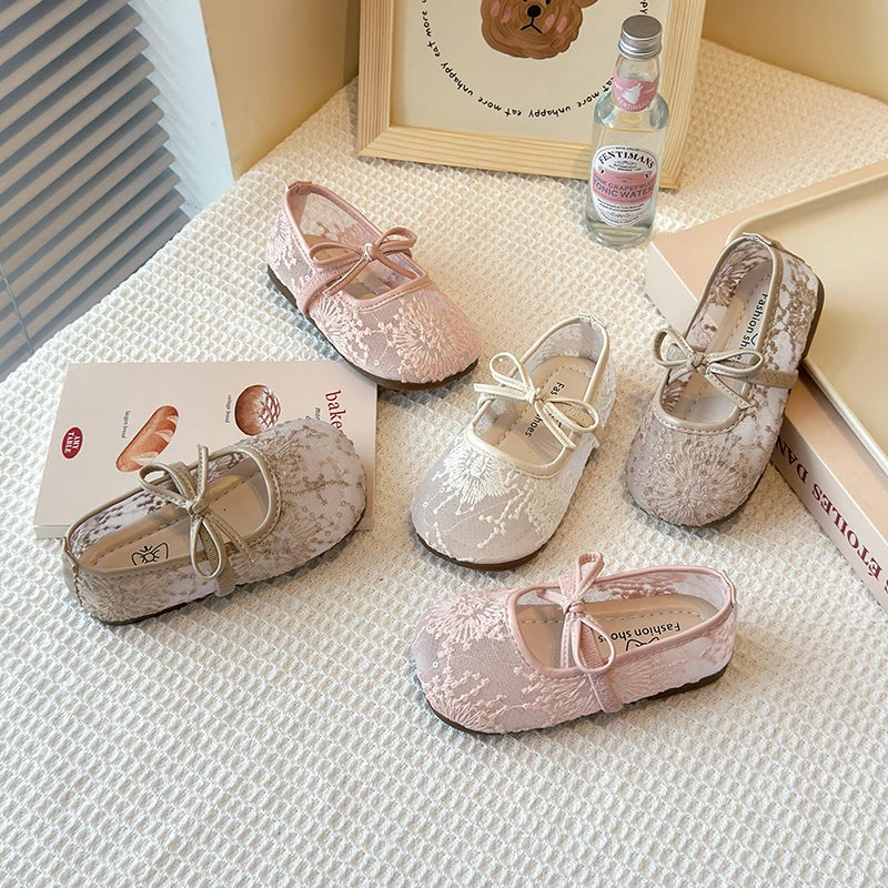 Girls’ Mesh Slip-On Velcro Sandals