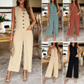 Casual Sleeveless Jumpsuit