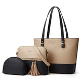 Four-Piece Luxury PU Leather Handbag Set for Women