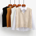 Women’s V-Neck Knit Vest