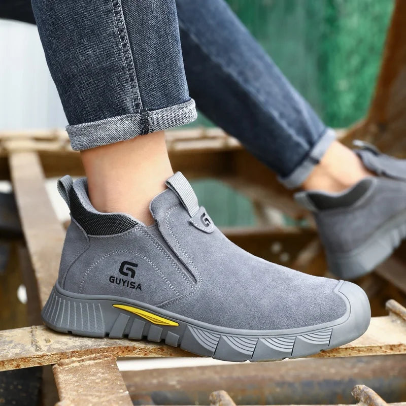 Men’s Anti-Smash & Anti-Puncture Safety Work Boots