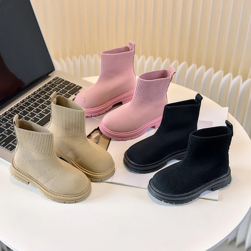 Kids’ Trendy High-Quality Winter Ankle Boots