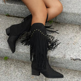 Women  Cowgirl Knee High Boots for winter season
