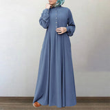 Plus Size Long Abaya Dress
