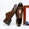 Genuine Leather Oxford Shoes with Anti-Slip Comfort