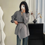 Women’s Belted Knit Cardigan Coat