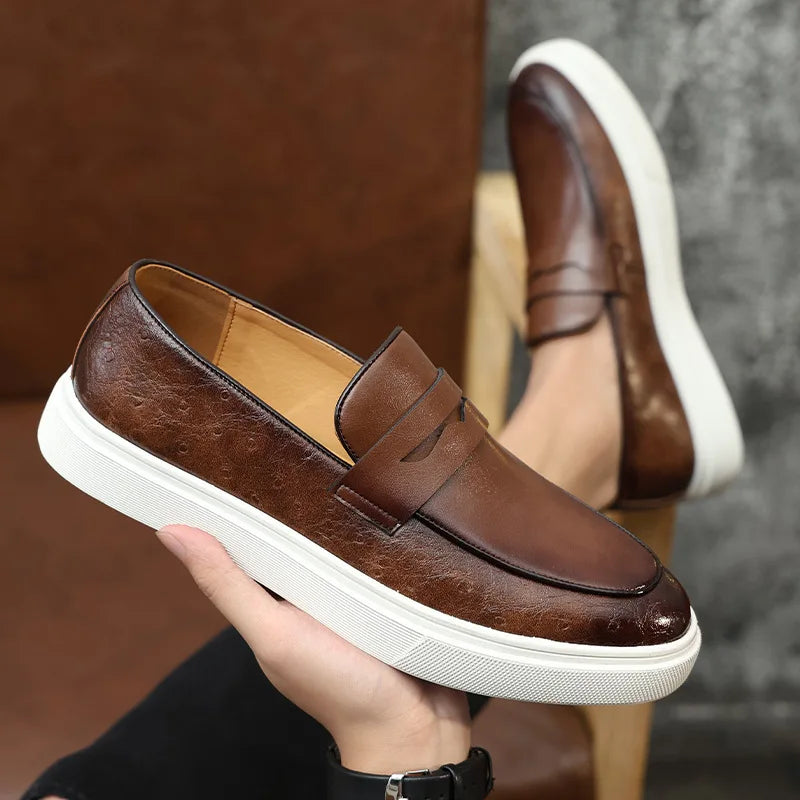 Men’s Slip-On PU Leather Shoes